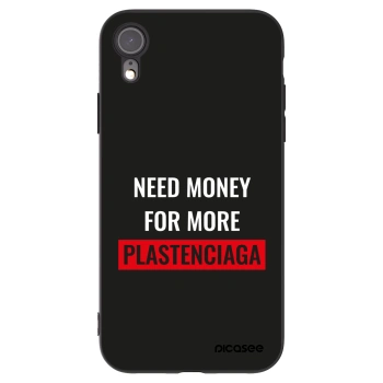 Picasee crna silikonska maskica za Apple iPhone XR - More PLASTENCIAGA