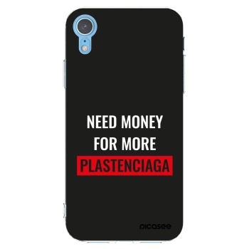 Picasee silikonska prozirna maskica za Apple iPhone XR - More PLASTENCIAGA