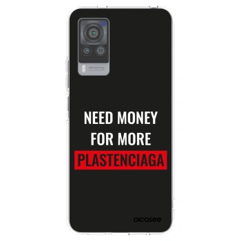 Picasee silikonska prozirna maskica za Vivo X60 Pro 5G - More PLASTENCIAGA