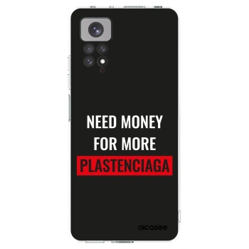 Picasee silikonska prozirna maskica za Xiaomi Redmi Note 11S 4G - More PLASTENCIAGA