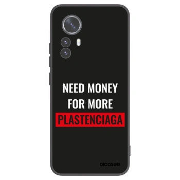 Picasee crna silikonska maskica za Xiaomi 12 Pro - More PLASTENCIAGA