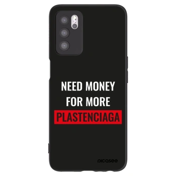 Picasee crna silikonska maskica za OPPO A16 - More PLASTENCIAGA