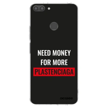 Picasee silikonska prozirna maskica za Huawei P Smart - More PLASTENCIAGA