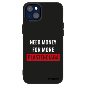 Picasee crna silikonska maskica za Apple iPhone 14 Plus - More PLASTENCIAGA