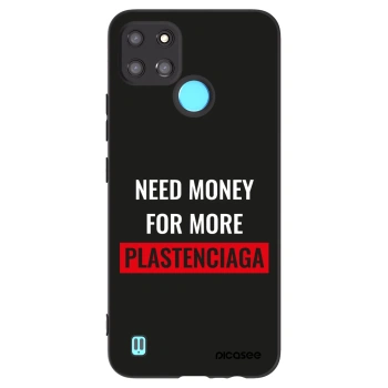 Picasee crna silikonska maskica za Realme C21Y - More PLASTENCIAGA