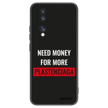 Picasee crna silikonska maskica za Honor 70 - More PLASTENCIAGA