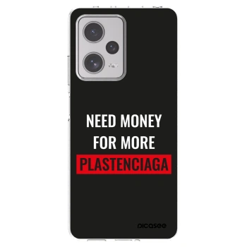 Picasee silikonska prozirna maskica za Xiaomi Redmi Note 12 Pro+ 5G - More PLASTENCIAGA