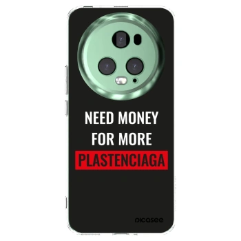 Picasee silikonska prozirna maskica za Honor Magic5 Pro - More PLASTENCIAGA