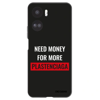 Picasee crna silikonska maskica za Honor 90 Lite 5G - More PLASTENCIAGA