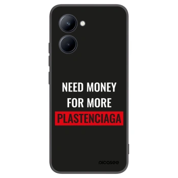 Picasee crna silikonska maskica za Realme C33 (2023) - More PLASTENCIAGA