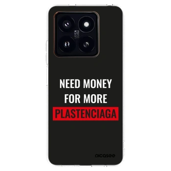 Picasee silikonska prozirna maskica za Xiaomi 14 Pro - More PLASTENCIAGA