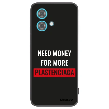Picasee crna silikonska maskica za Motorola Edge 40 Neo - More PLASTENCIAGA