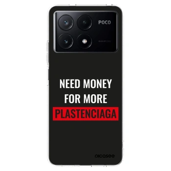 Picasee silikonska prozirna maskica za Xiaomi Poco X6 Pro - More PLASTENCIAGA