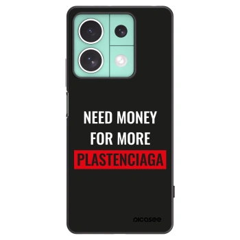Picasee crna silikonska maskica za Xiaomi Redmi Note 13 5G - More PLASTENCIAGA