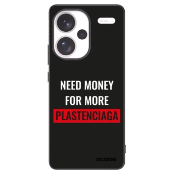 Picasee crna silikonska maskica za Xiaomi Redmi Note 13 Pro+ 5G - More PLASTENCIAGA