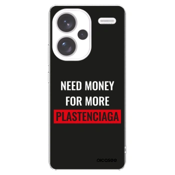 Picasee silikonska prozirna maskica za Xiaomi Redmi Note 13 Pro+ 5G - More PLASTENCIAGA