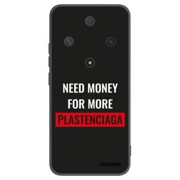 Picasee crna silikonska maskica za Honor Magic6 Lite 5G - More PLASTENCIAGA