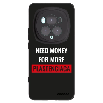 Picasee crna silikonska maskica za Honor Magic6 Pro - More PLASTENCIAGA