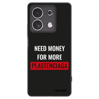 Picasee crna silikonska maskica za Xiaomi Redmi Note 13 4G - More PLASTENCIAGA