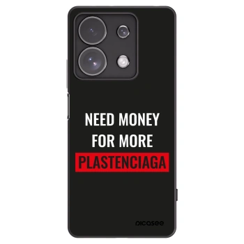 Picasee crna silikonska maskica za Xiaomi Redmi Note 13 Pro 4G - More PLASTENCIAGA