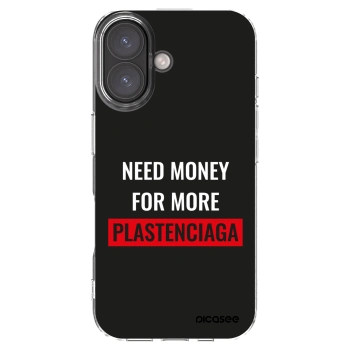 Picasee silikonska prozirna maskica za Apple iPhone 16 - More PLASTENCIAGA