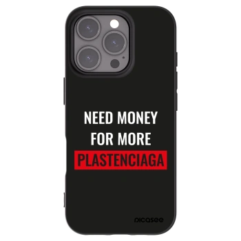 Picasee crna silikonska maskica za Apple iPhone 16 Pro - More PLASTENCIAGA