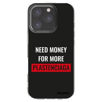 Picasee silikonska prozirna maskica za Apple iPhone 16 Pro - More PLASTENCIAGA