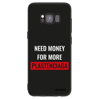 Picasee crna silikonska maskica za Samsung Galaxy S8 G950F - More PLASTENCIAGA