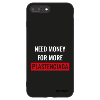 Picasee crna silikonska maskica za Apple iPhone 8 Plus - More PLASTENCIAGA