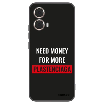 Picasee crna silikonska maskica za Motorola Moto G85 - More PLASTENCIAGA