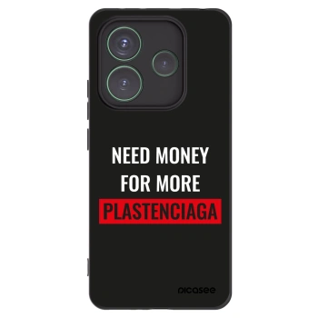 Picasee crna silikonska maskica za Xiaomi Redmi Note 14 5G - More PLASTENCIAGA