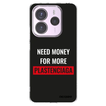 Picasee silikonska prozirna maskica za Xiaomi Redmi Note 14 5G - More PLASTENCIAGA