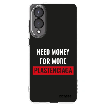 Picasee silikonska prozirna maskica za Samsung Galaxy S25 Edge 5G - More PLASTENCIAGA