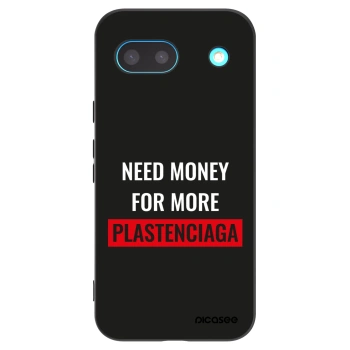 Picasee crna silikonska maskica za Google Pixel 8a - More PLASTENCIAGA