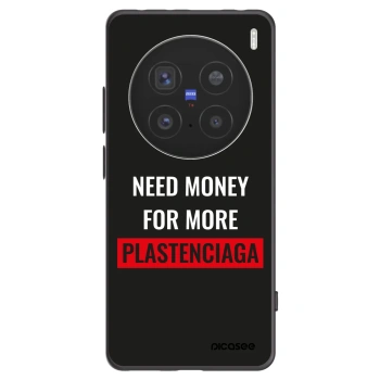 Picasee crna silikonska maskica za Vivo X200 Pro - More PLASTENCIAGA