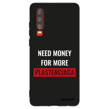 Picasee crna silikonska maskica za Huawei P30 - More PLASTENCIAGA