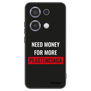 Picasee crna silikonska maskica za Xiaomi Redmi Note 14S - More PLASTENCIAGA