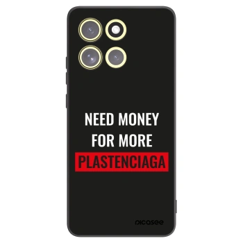 Picasee crna silikonska maskica za Motorola Moto G86 5G - More PLASTENCIAGA