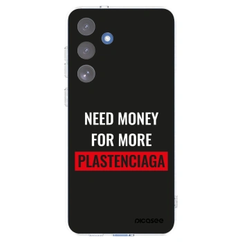 Picasee silikonska prozirna maskica za Samsung Galaxy S25 FE 5G - More PLASTENCIAGA