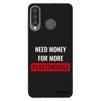 Picasee silikonska prozirna maskica za Huawei P30 Lite - More PLASTENCIAGA