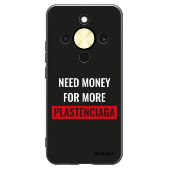 Picasee crna silikonska maskica za Honor Magic8 Lite 5G - More PLASTENCIAGA