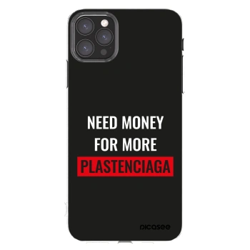 Picasee silikonska prozirna maskica za Apple iPhone 11 Pro Max - More PLASTENCIAGA