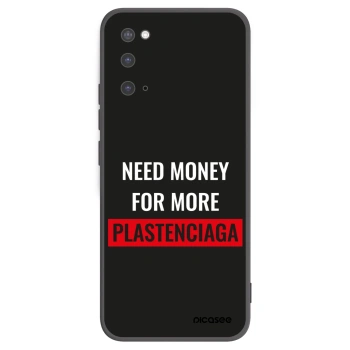 Picasee crna silikonska maskica za Samsung Galaxy S20 G980F - More PLASTENCIAGA