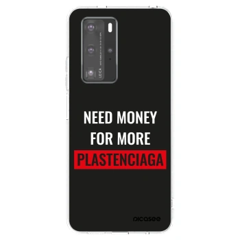 Picasee silikonska prozirna maskica za Huawei P40 Pro - More PLASTENCIAGA
