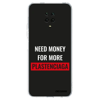 Picasee silikonska prozirna maskica za Xiaomi Redmi Note 9 Pro - More PLASTENCIAGA