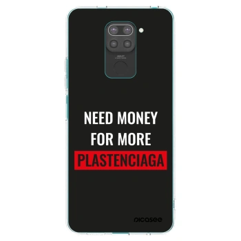 Picasee crna silikonska maskica za Xiaomi Redmi Note 9 - More PLASTENCIAGA