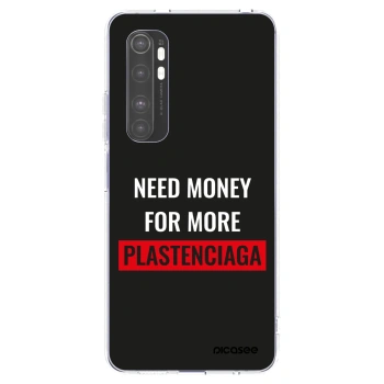 Picasee silikonska prozirna maskica za Xiaomi Mi Note 10 Lite - More PLASTENCIAGA