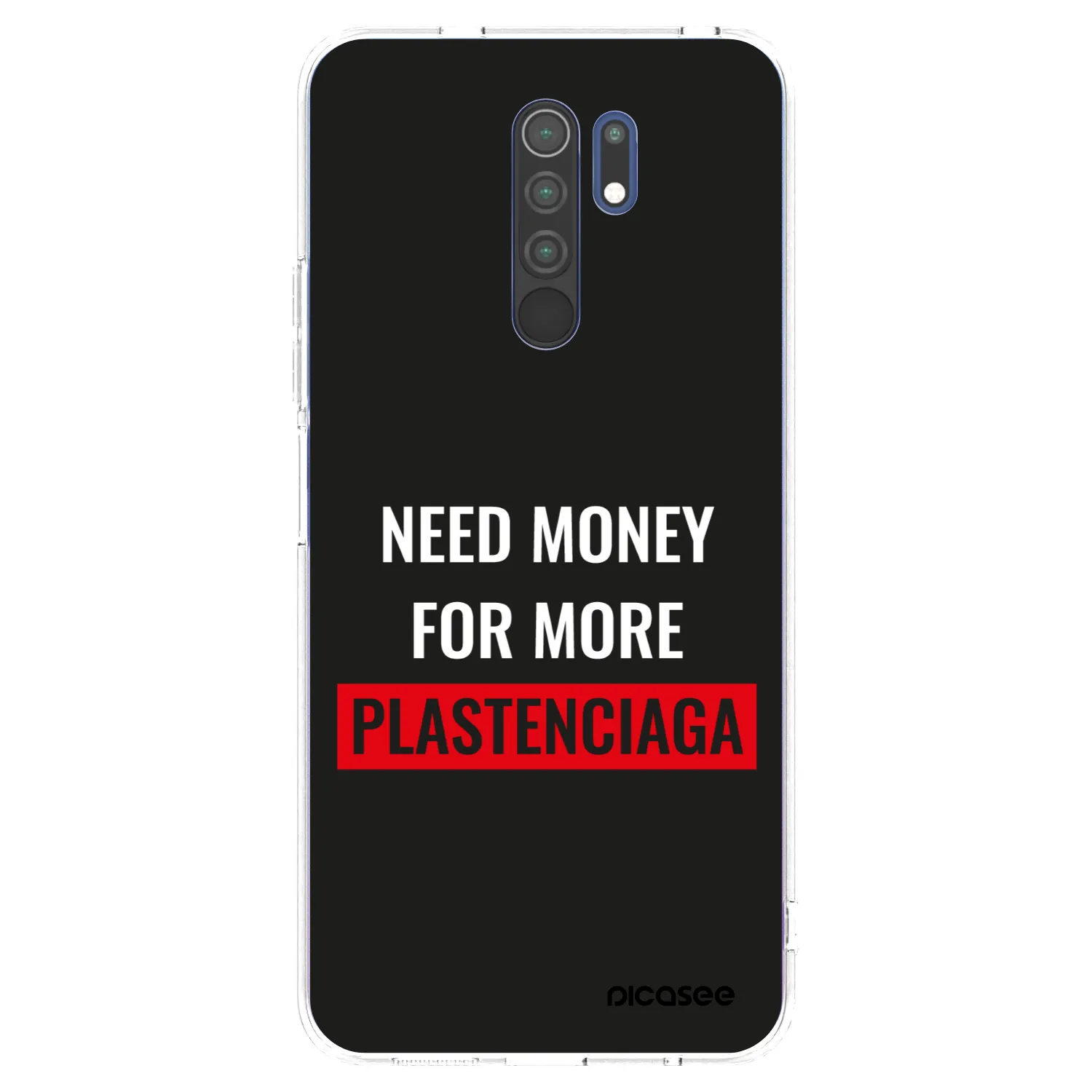 Picasee silikonska prozirna maskica za Xiaomi Redmi 9 - More PLASTENCIAGA