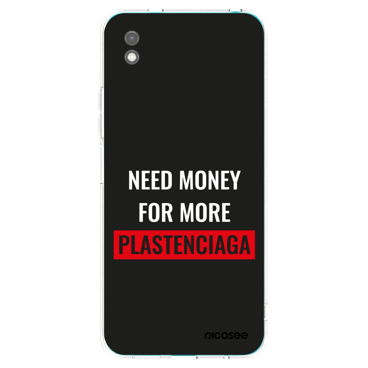 Picasee crna silikonska maskica za Xiaomi Redmi 9A - More PLASTENCIAGA