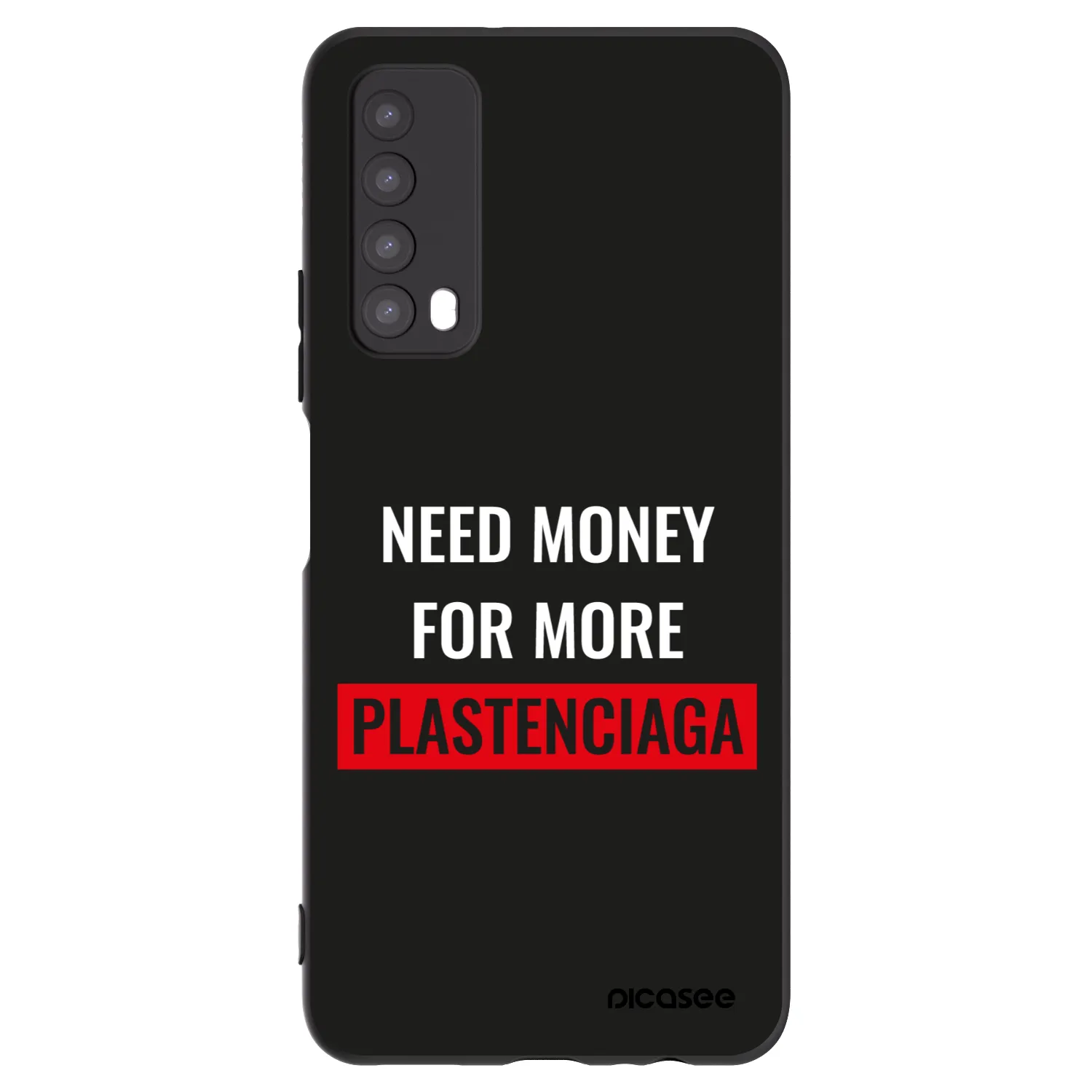 Picasee crna silikonska maskica za Huawei P Smart 2021 - More PLASTENCIAGA